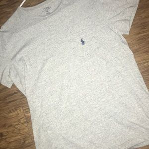 White polo Ralph Lauren tee